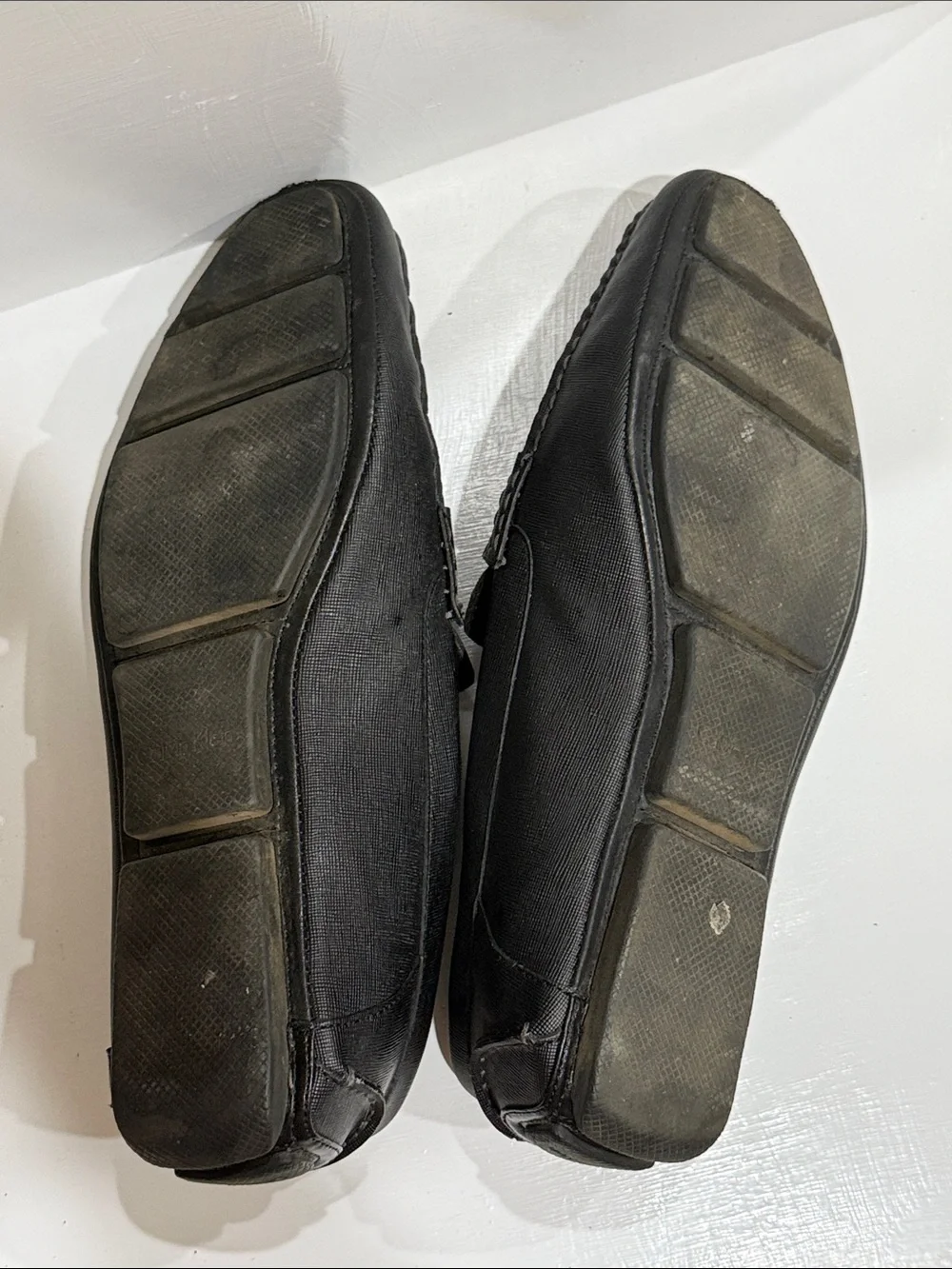Calvin Klein Black Men’s Slip-On Magnus Penny Loafers with Metal Bit size 13